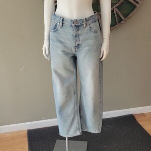 Madewell The Darted Barrel - Leg Jean In Dobbins Wash